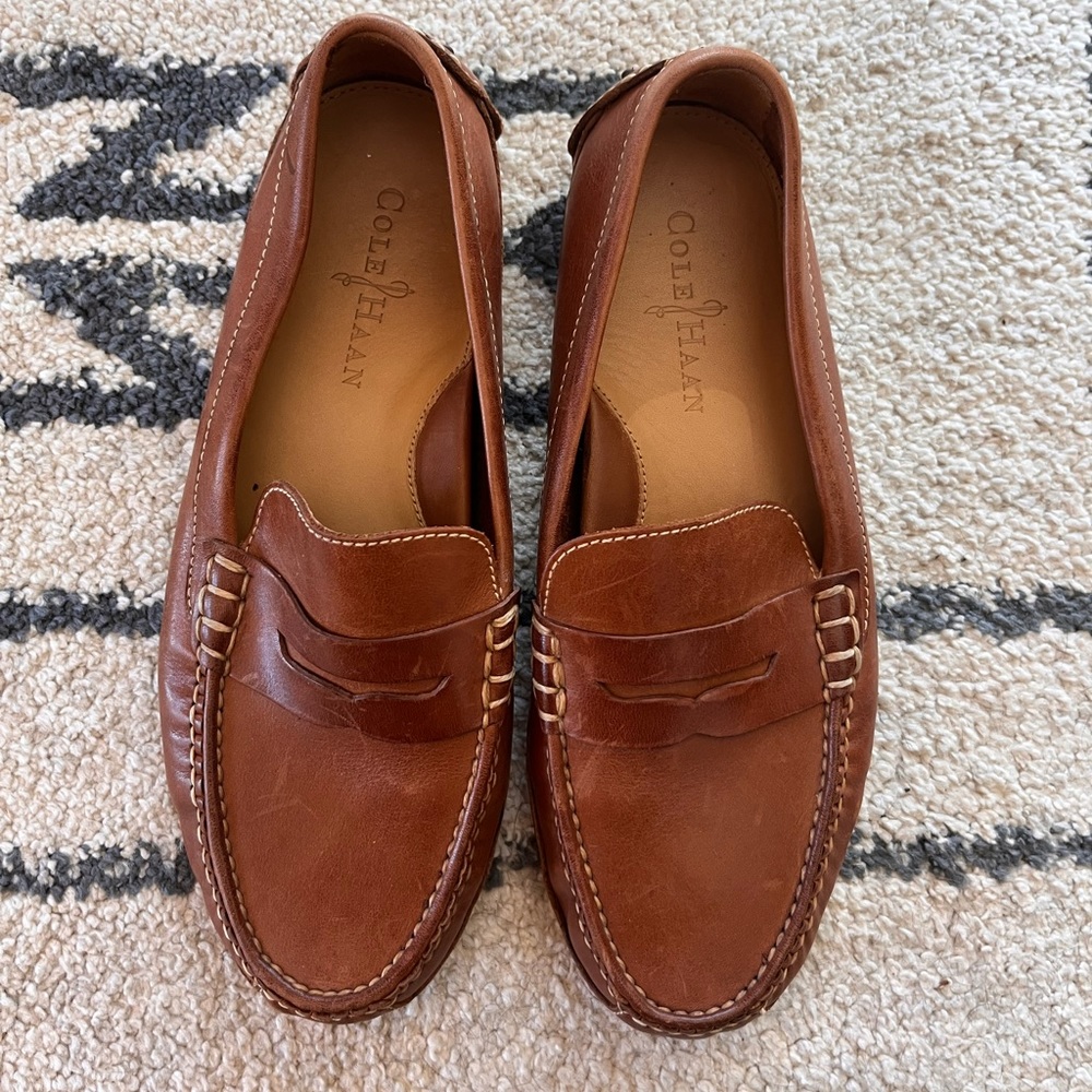 Cole Haan Tan Loafers